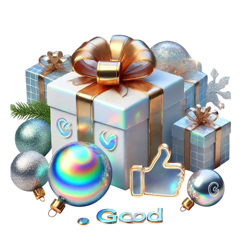 🧸 Стикер «Декабрь» для Telegram