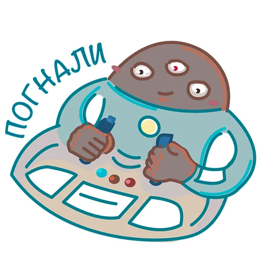 🛸 Стикер «Кирхитон» для Telegram