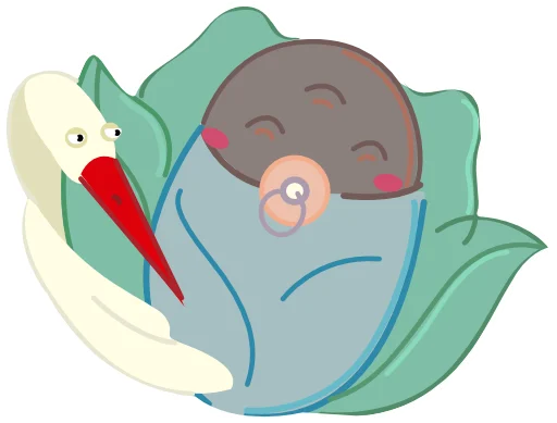 👶 Стикер «Кирхитон» для Telegram