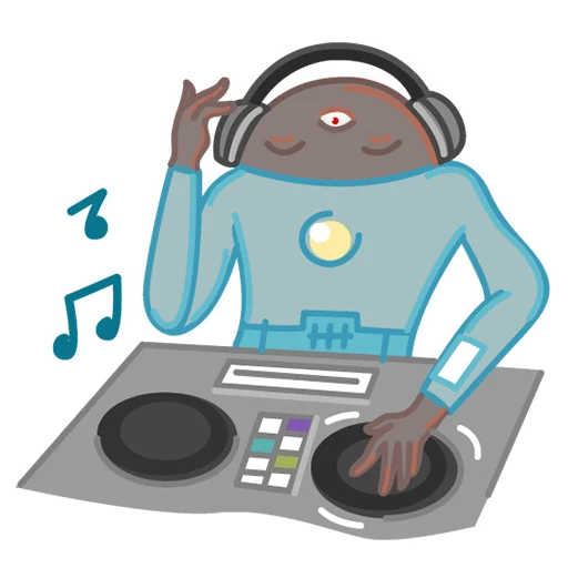 🎧 Стикер «Кирхитон» для Telegram