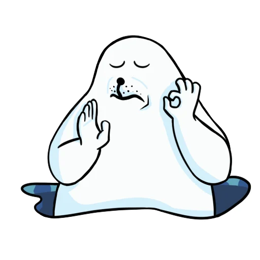 👌 Стикер «Щекщуальный тюлень» для Telegram