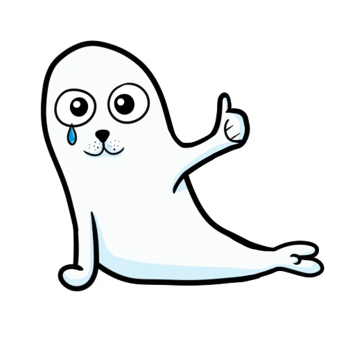 👍 Стикер «Щекщуальный тюлень» для Telegram