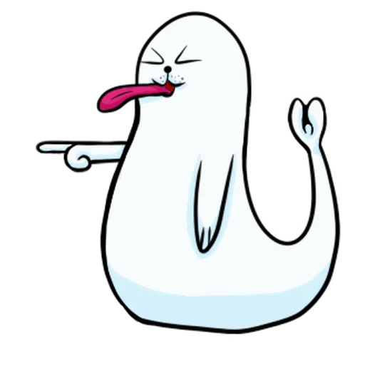 😝 Стикер «Щекщуальный тюлень» для Telegram