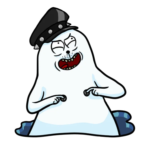 😏 Стикер «Щекщуальный тюлень» для Telegram