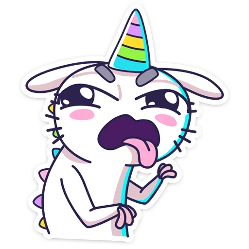 🤮 Стикер «Kirin» для Telegram