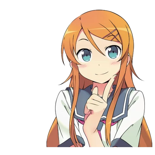 👆 Стикер «Kirino Kousaka» для Telegram