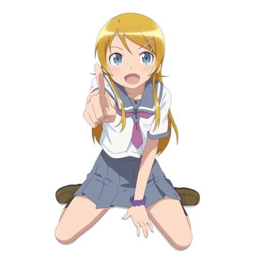 👆 Стикер «Kirino Kousaka» для Telegram