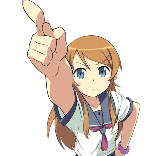 👆 Стикер «Kirino Kousaka» для Telegram