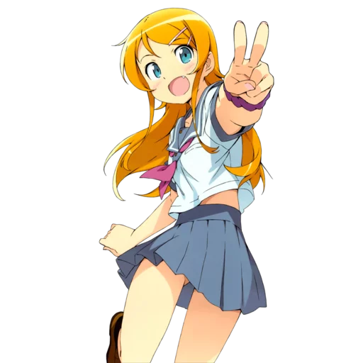 ✌ Стикер «Kirino Kousaka» для Telegram