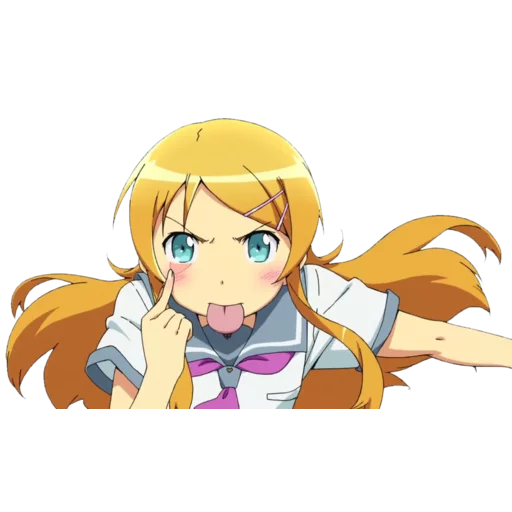 😝 Стикер «Kirino Kousaka» для Telegram