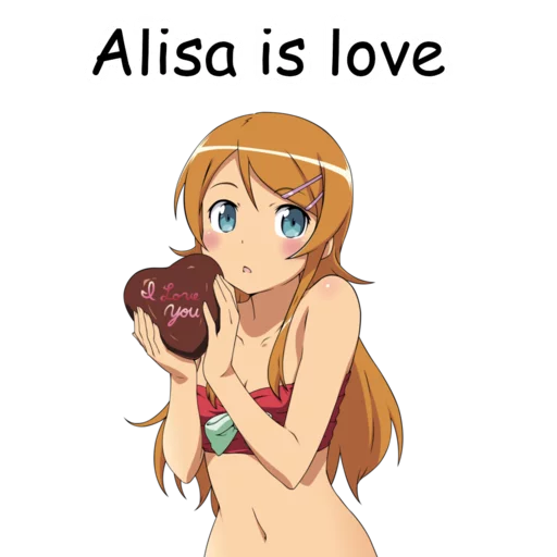 ❤ Стикер «Kirino Kousaka» для Telegram