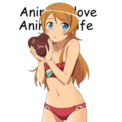 ❤ Стикер «Kirino Kousaka» для Telegram