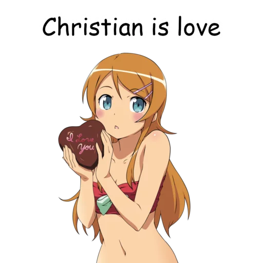 ❤ Стикер «Kirino Kousaka» для Telegram