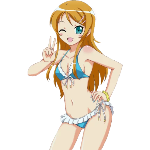 ✌ Стикер «Kirino Kousaka» для Telegram