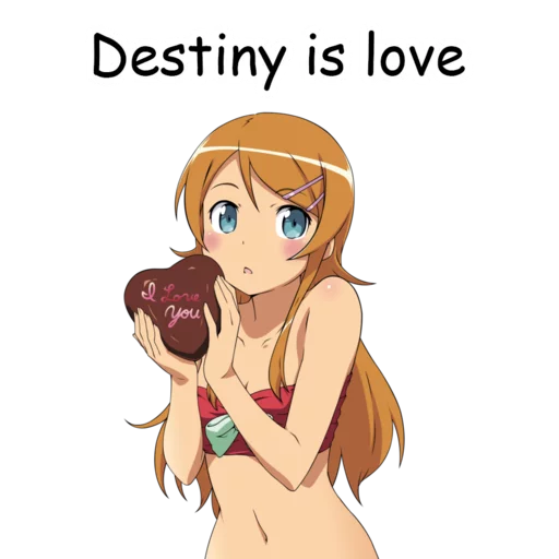 ❤ Стикер «Kirino Kousaka» для Telegram