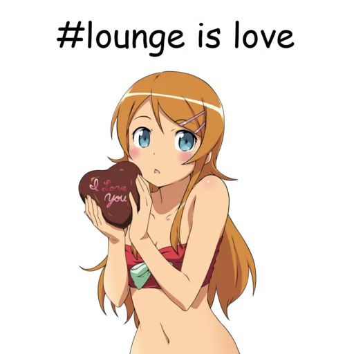 ❤ Стикер «Kirino Kousaka» для Telegram