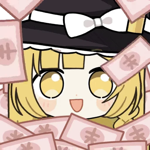 💴 Стикер «Marisa Kirisame» для Telegram