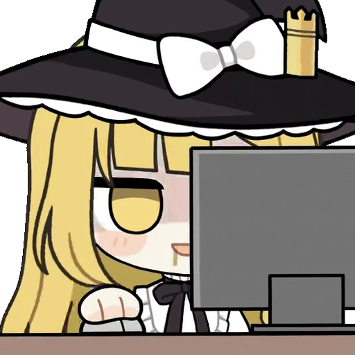 😵 Стикер «Marisa Kirisame» для Telegram