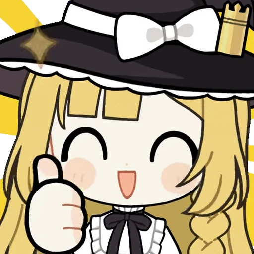 👍 Стикер «Marisa Kirisame» для Telegram