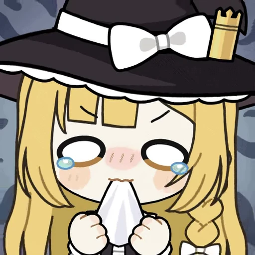 😣 Стикер «Marisa Kirisame» для Telegram