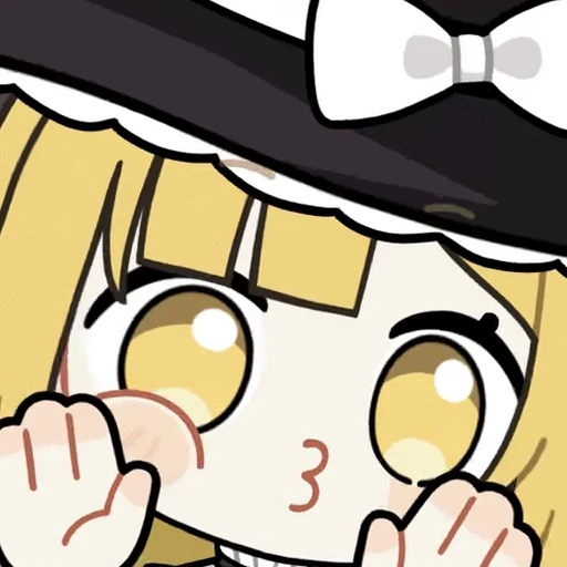 😘 Стикер «Marisa Kirisame» для Telegram
