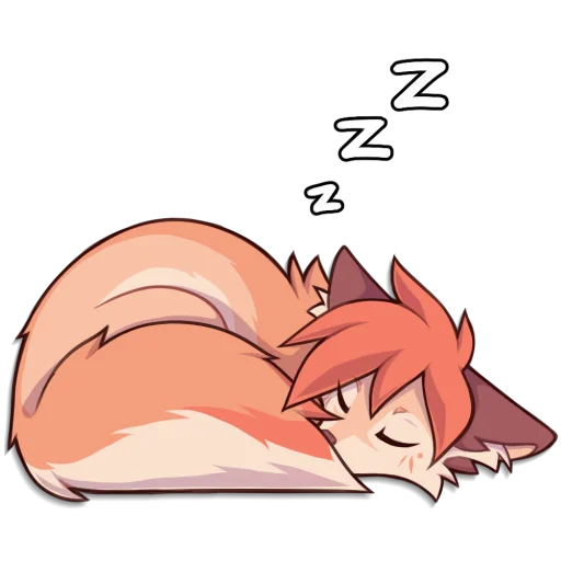😴 Стикер «Kiritsu» для Telegram