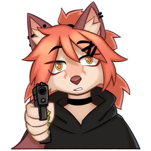 🔫 Стикер «Kiritsu» для Telegram