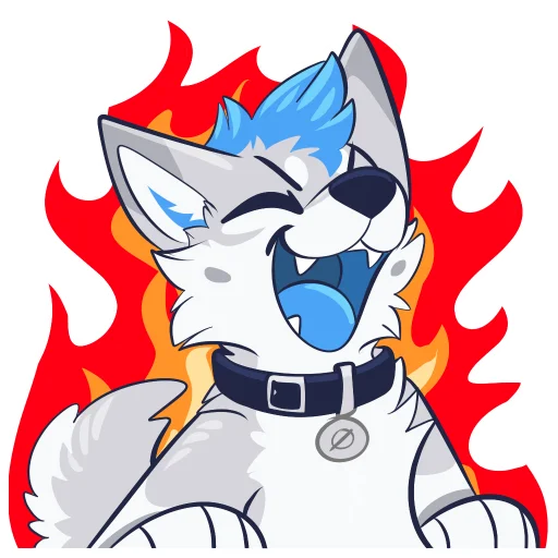 🔥 Стикер «Kiro Husky» для Telegram