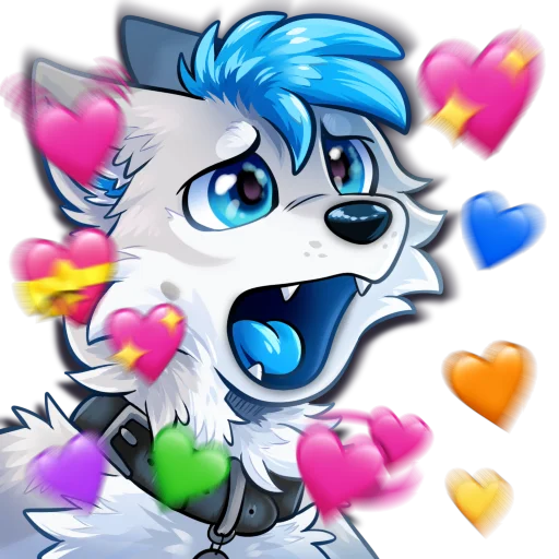 💖 Стикер «Kiro Husky» для Telegram