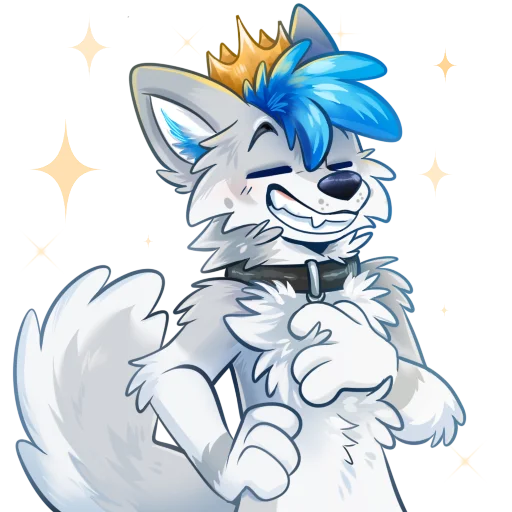 👑 Стикер «Kiro Husky» для Telegram