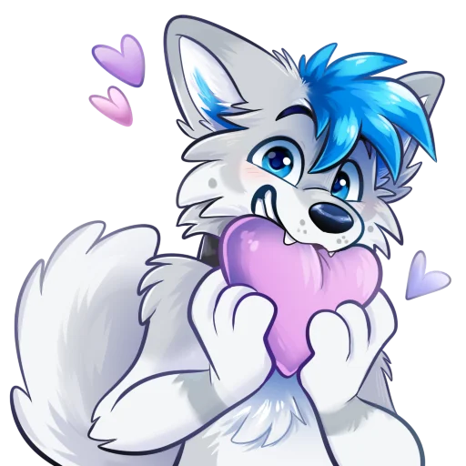 💙 Стикер «Kiro Husky» для Telegram