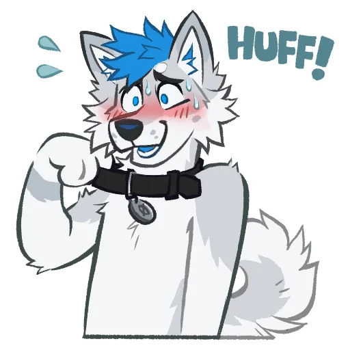 😳 Стикер «Kiro Husky» для Telegram