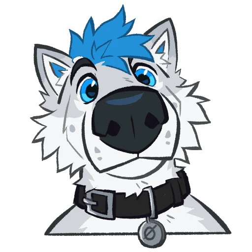 Стикерпак Kiro Husky для Telegram