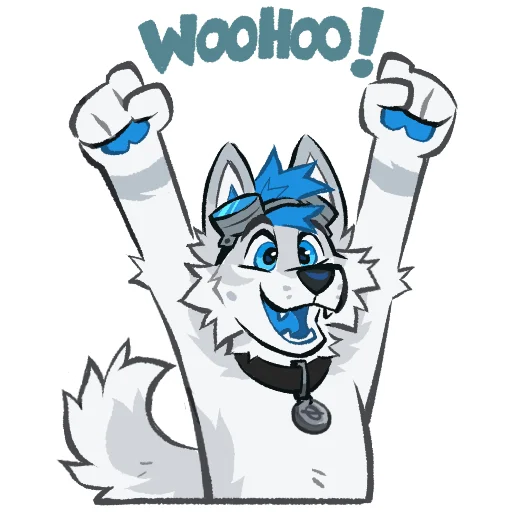 😁 Стикер «Kiro Husky» для Telegram