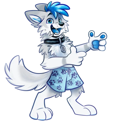 👉 Стикер «Kiro Husky» для Telegram