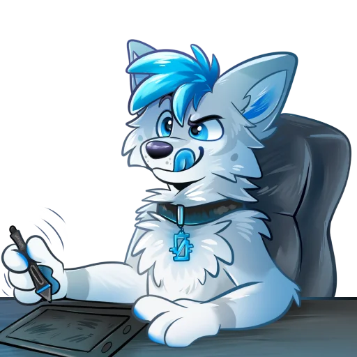🖊 Стикер «Kiro Husky» для Telegram