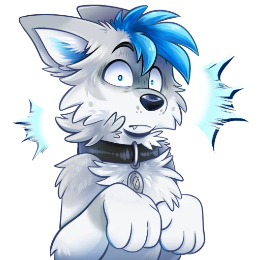 💥 Стикер «Kiro Husky» для Telegram