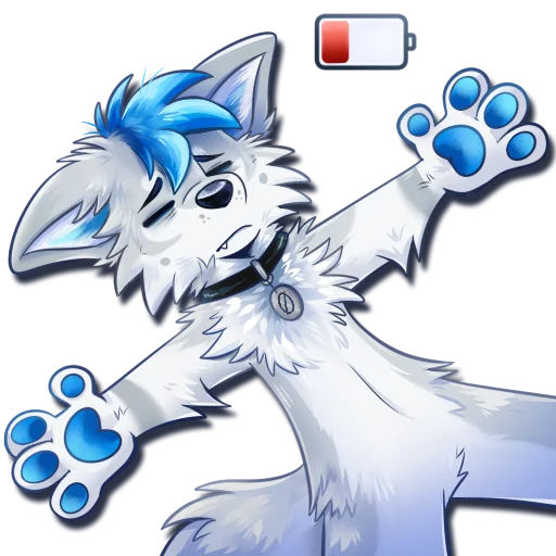 🔋 Стикер «Kiro Husky» для Telegram