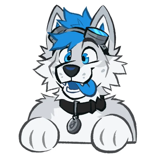 🤪 Стикер «Kiro Husky» для Telegram