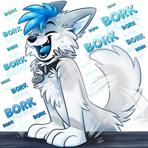❕ Стикер «Kiro Husky» для Telegram