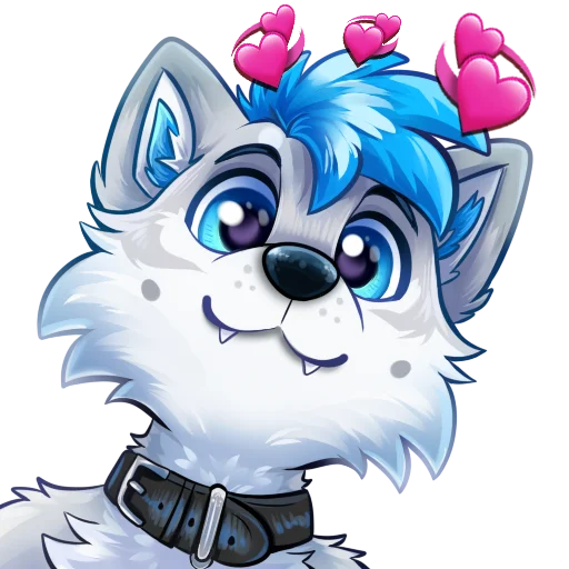 💕 Стикер «Kiro Husky» для Telegram