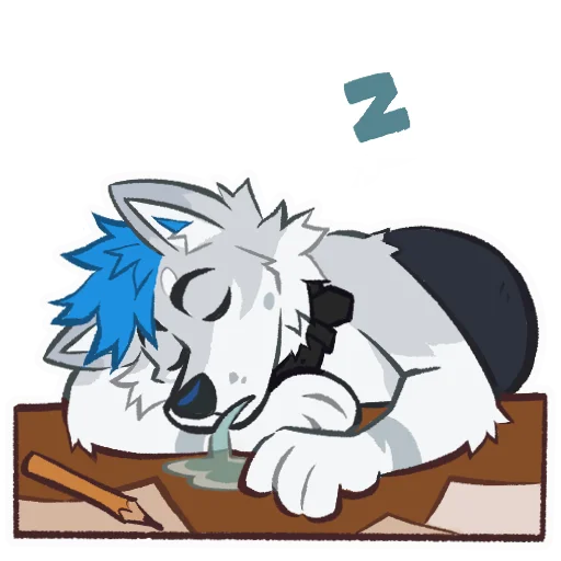 💤 Стикер «Kiro Husky» для Telegram