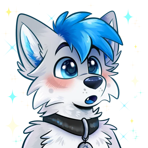 😮 Стикер «Kiro Husky» для Telegram