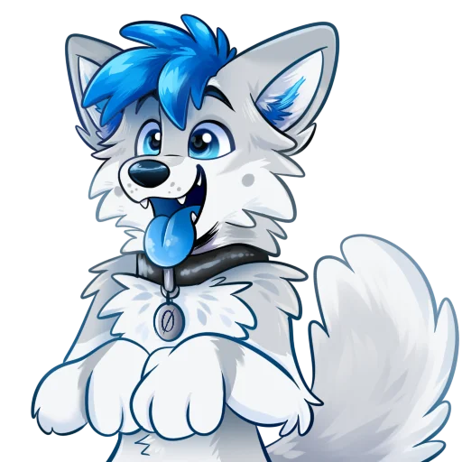 😋 Стикер «Kiro Husky» для Telegram