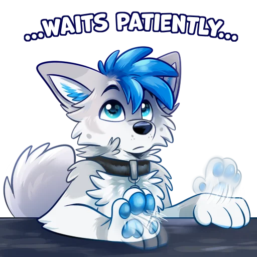 😶 Стикер «Kiro Husky» для Telegram