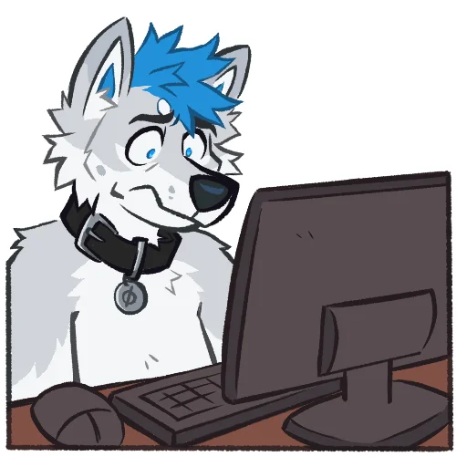 💻 Стикер «Kiro Husky» для Telegram