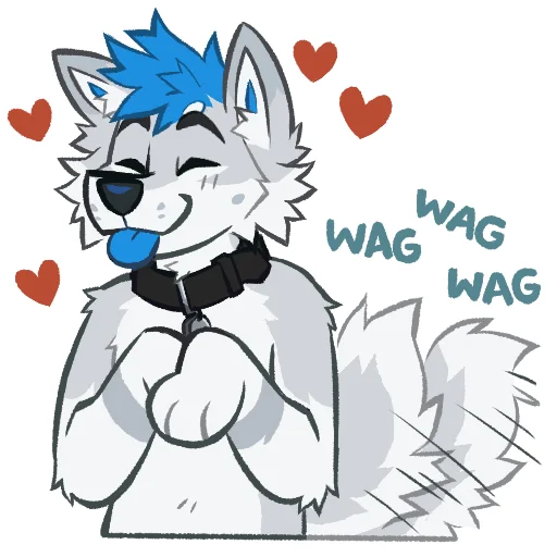 🥰 Стикер «Kiro Husky» для Telegram