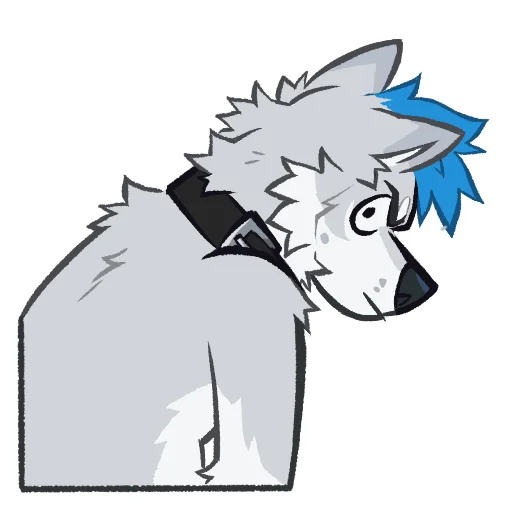 😡 Стикер «Kiro Husky» для Telegram