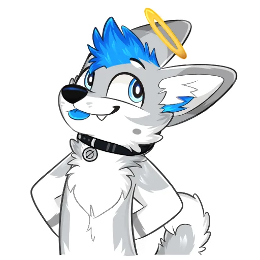 😇 Стикер «Kiro Husky» для Telegram