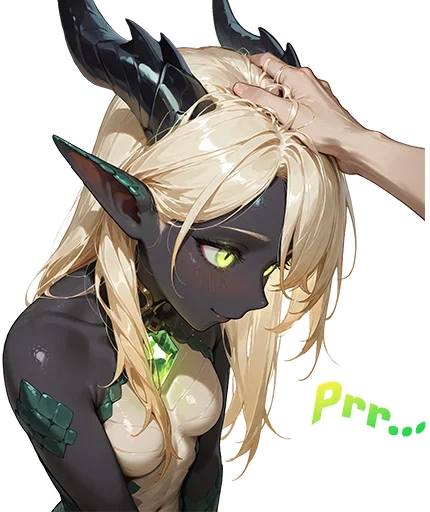 🤚 Стикер «Kiru Dragoness» для Telegram
